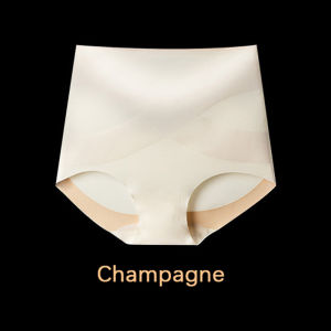 OK Bra Leopard Print Ice Silk Seamless Underwear High Elastic High Waist Panties Abdominal Control Comfortable Breathable Ladies Briefs