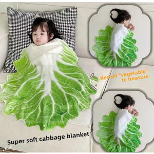 【Cabbage Blanket】Circular Food Pattern Blanket