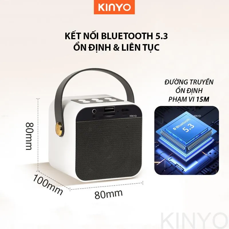 Bộ Loa Bluetooth + 2 Micro Không Dây Mini Hát Karaoke Tại Nhà ZX 