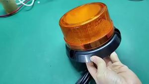 90 LED Amber Flashing Warning Safety Super Bright Emergency 360 Rotating Strobe Beacon Lights with Magnetic for Truck Forklift
