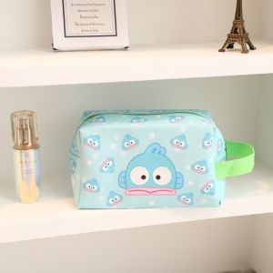 Sanrio Hello Kitty Storage Bag กระเป๋าเครื่องสําอางการ์ตูน My Melody Cinnamoroll กันน้ําความจุขนาดใหญ่แบบพกพากระเป๋าเดินทางห้องน้ํา
