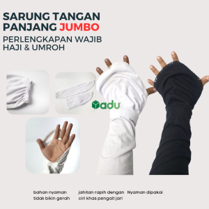 Sarung Tangan Panjang Wanita Haji dan Umroh