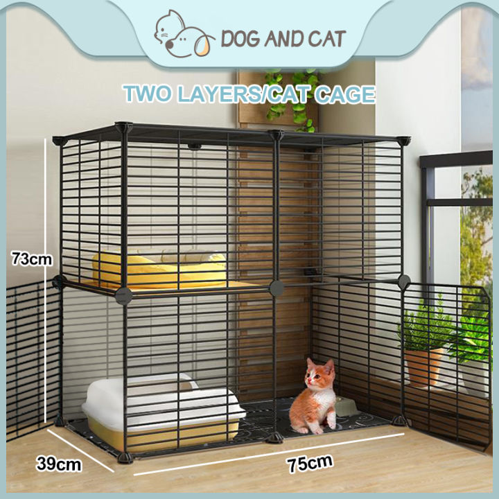 Products are shipped from Manila Enclosed Cat Cage with Adjustable Design 75x39x73cm DIY Apartment Grille. In Stock and Ready to Ship. Lazada PH