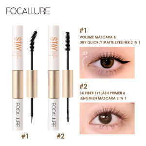 FOCALLURE Mascara kiêm bút kẻ mắt và lót mi dạng sợi 2 trong 1