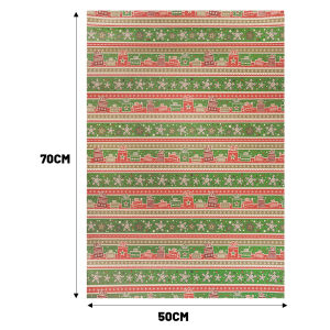 【On Sale】Christmas Gift Wrapper Birthday Wedding Gift Paper Xmas Present Packing Paper Wrapper