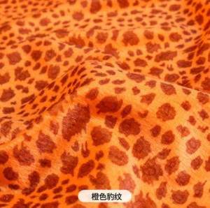 45x70cm Sewing Fabric Leopard Print Plush Fabric Diy Pets Clothes Toys Quilt Accessories Materials