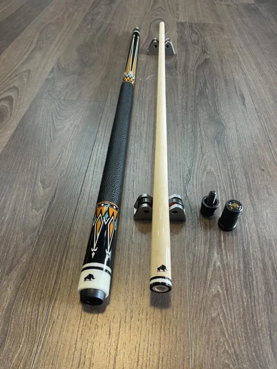 Combo Cơ bida Rhino ngọn mộc RC23 Series tay cầm bọc da
