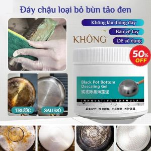 JC Hiệu Quả Chất Tẩy Dầu Mỡ Bùn Rong Biển Tẩy Đen Làm Trắng Đáy Nồi Đen Dụng Cụ Vệ Sinh Nhà Bếp Chuyên Dụng