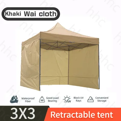 Retractable Tent 3x4.5 Heavy Duty Outdoor Tent for Camping Waterproof Foldable Tent for Outdoor