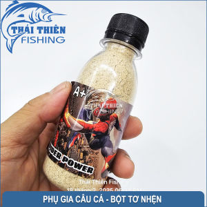 Tơ Nhện Câu Cá A+ Spider Power Chai 70g Dùng Trộn Kết Dính Mồi Câu