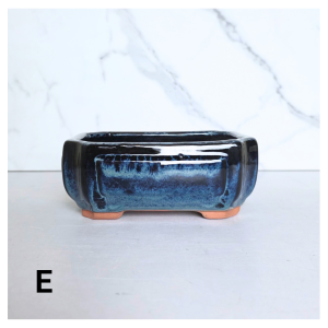 The Leaferie Petit Bonsai Pot (Series 22) Rectangular Plant pot . Ceramic . Flowerpot . Rectangle pots