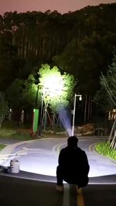 White Head Lamp Aluminum Alloy escopic Zoom Lampu Kepala C Type Rechargeable With Battery 3 Mode Camping