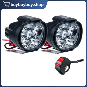 1Set Motorcycle Fog Lights Motorcycle Spotlights Led Motorcycle Headlights 6LED Work Light