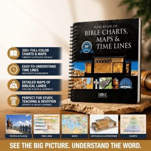 B-HQ Rose Book of Bible Charts Mapa at Timeline Location Guide Bible Charts Maps Timelines Rose Book