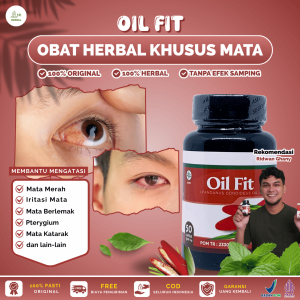 Oil Fit Obat Mata Merah Mata Berlemak Pterygium Iritasi Mata dan lainnya BPOM dan Halal MUI