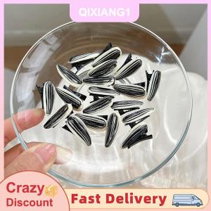 QIXIANG1 Mới mô phỏng thực phẩm kẹp tóc cá tính sáng tạo hạt dưa barrettes Clip tóc vui thực phẩm hairgrips Thời Trang Phụ kiện tóc tóc pins