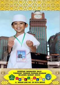CETAK DAN EDIT PHOTO ANAK MANASIK HAJI A4/10R GLOSSY TANPA BINGKAI