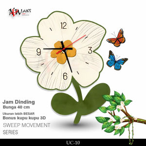 UC- 10 Jam Dinding Ukir Sweet Home MATAHARI Hiasan dinding Ruang tamu/ kamar tidur/Dll