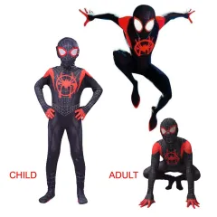 PS4 Spider-Man Cosplay Costume 3D Print Spiderman Zentai Suit For Adult &  Kids 