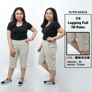 Celana jumbo L full TR polos / baggy pant jumbo / celana pendek/ celana pendek jumbo wanita santai / celana pendek wanita kasual