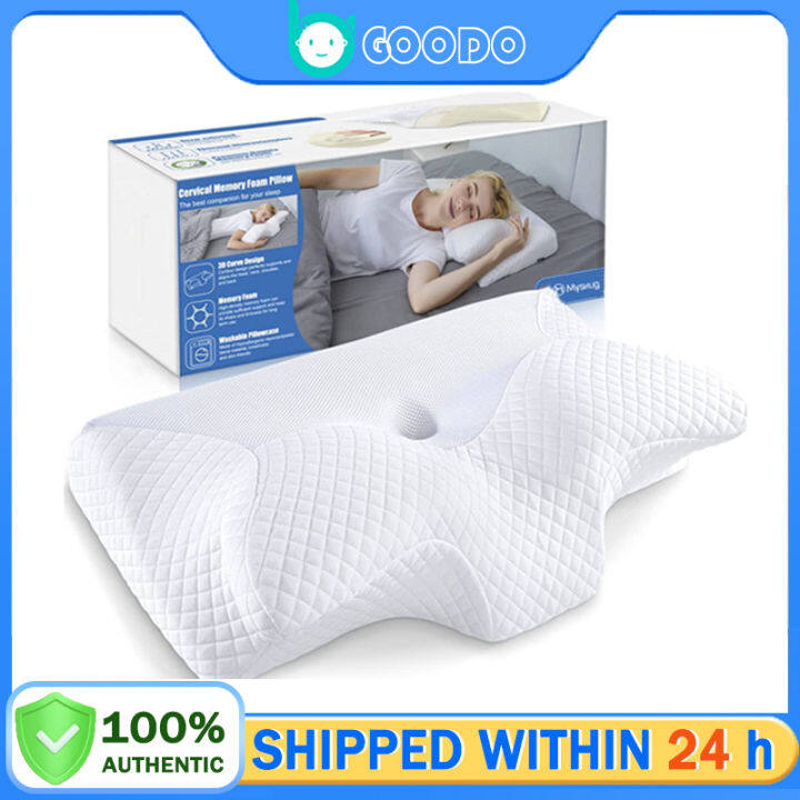 Cervical Pillow Memory Foam Pillow - Contour Memory Foam Pillow for neck  and shoulder pain,Ergonomic pillow for neck pillow orthopedic記憶 枕頭