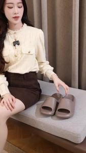 Puxibei Lin Sandals EVA Womens non-slip silent comfortable home indoor bathing couples slippers