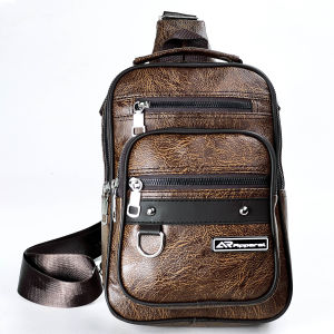 AR Apparel Traveler 5.0 Slingbag PU Leather Premium Tas Selempang Kulit Pria