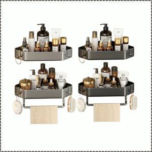 ชั้นเก็บของ ความจุขนาดใหญ่ ระบายน้ำและระบายอากาศ ชั้นวางของในห้องน้ำมัลติฟังก์ชั่น การสร้าง กันลื่น