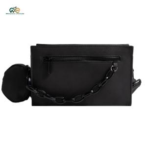PU Leather Saddle Crossbody Bag Solid Color Fashion Handbag for Women [Winnereco Lifestyle]