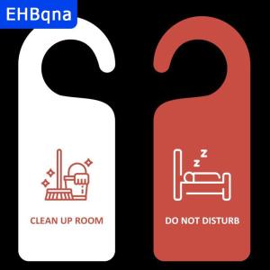[COD] EHBqna SPORTS ไม่รบกวนป้ายประตูห้อยป้ายร้านทำความสะอาดห้องป้ายประตูสองด้านสำหรับคลับคาเฟ่โรงแรม