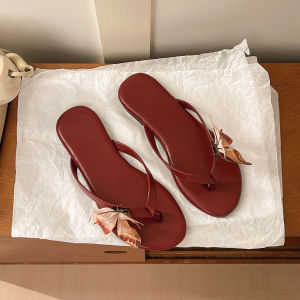 [Free Shipping] 2026 Summer New Fashionable Outdoor Sandals Simple Clip-Toe Flat Non-Slip Vacation Beach Flip-Flops For Women