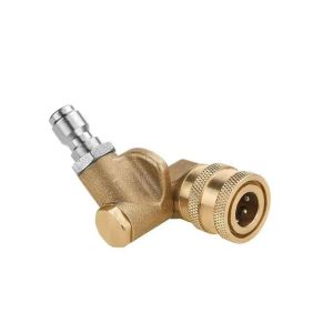 5 Angles Pivoting Coupler For Pressure Washer Nozzle / Nozzle Transfer For High Pressure Garden Watering Sprayer