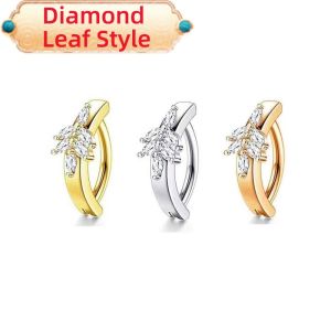 Good luck befalls! Korean Hot Selling Simple Personality Belly Button Piercing Crystal Belly Button Piercing 14G Clamped on Belly Button Ring Without Twisting Belly Button Ring 1 Stainless Steel Belly Button Piercing