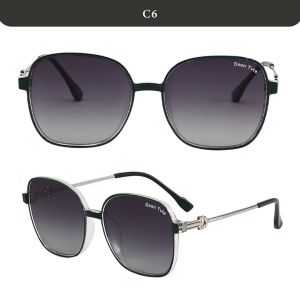 SSON TVTE Kacamata Hitam Kotak Bahan TR TAC Polarized Sunglasses Outdoor Fashion Women P28118