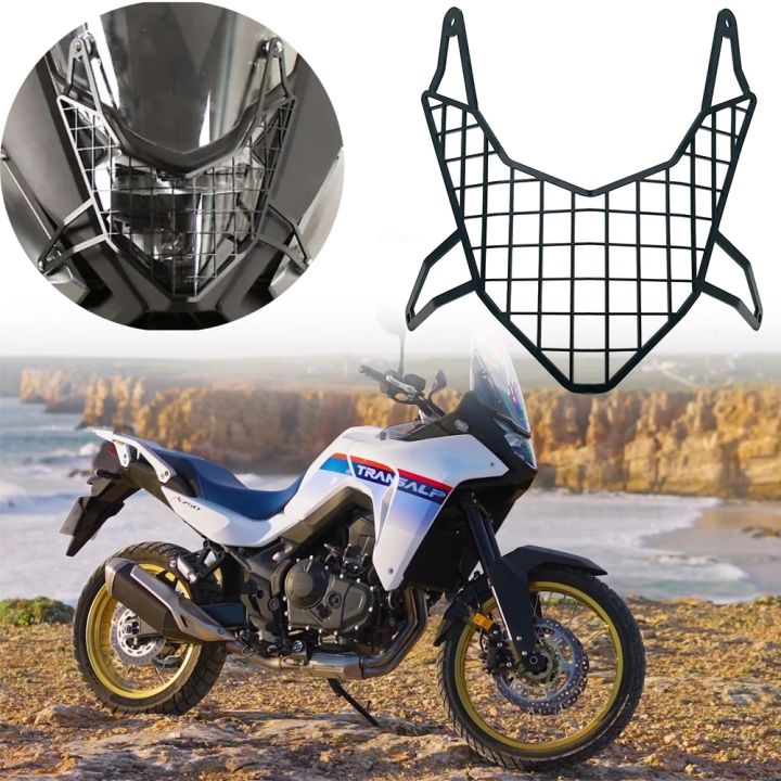 PPWIALL Motorrad Scheinwerfer Schutzgitter Aus Alu – Perfekt Für Die Transalp XL750 2023/2024