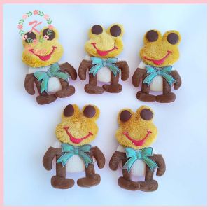 Patch Boneka Katak Lucu Imut Cokelat aksesoris hampers dekorasi parcel