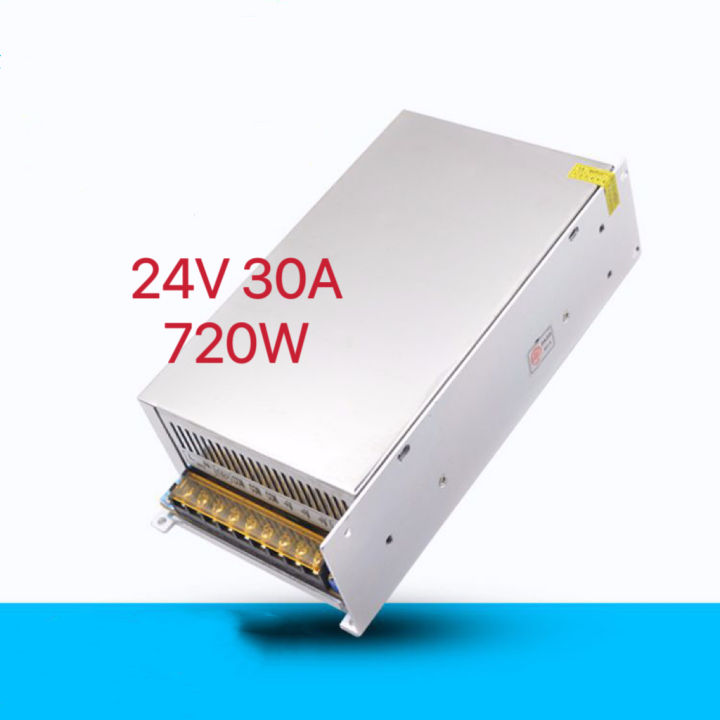 หม้อแปลงไฟฟ้า 220VAC 24VDC 30A 720W 9 ช่อง POWER SUPPLY SWITCHING ...