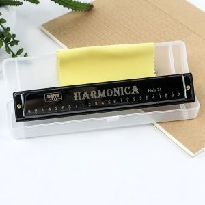 Silver Metal Swan Harmonica 10Holes Key of C for Blues Rock Jazz Folk Professional Beginner Teaching