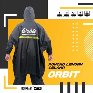 Jas Hujan Dewasa Pria Wanita Setelan Ponco Celana INDOPLAST PREMIO Bahan PVC Jumbo