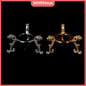 WHPHous Gold-plated Display Gemstone Egg Support Base Crystal Ball Stand Holder Ornament