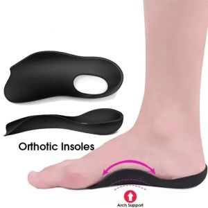 1Pair Orthotic Insoles For XO-shaped Legs Corrector Arch Support Plantar Fasciitis Shoes Orthopedic Insoles For Women Men Flat Feet