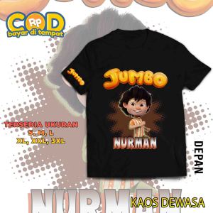 Baju Film Animasi Jumbo Viral Visinema Karakter Nurman Film Indonesia | Kaos Distro Premium