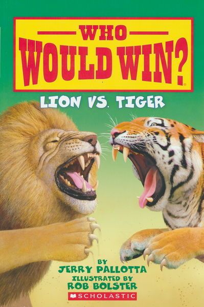 Scholarly who would win lion vs tiger children's graded books picture book lion and tiger English Encyclopedia