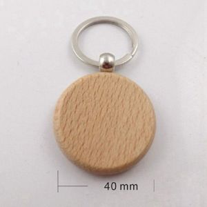 Custom name laser wooden keychain Round / rectacle size only