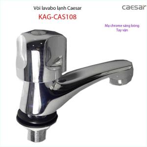 [HCM]Vòi lavabo lạnh Caesar KAG-CAS108 vòi tay vặn chậu rửa mặt cao cấp nước mạnh hiệu suất tốt sử dụng tốt