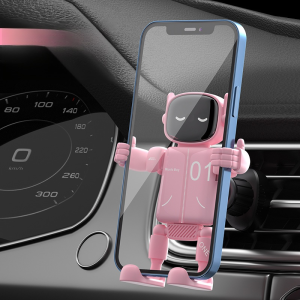 Car Phone Holder Robot Type Car Air Vent Mount Cell Phone Support Universal Mobile Phone Bracket Clip