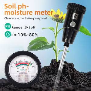 เครื่องทดสอบมิเตอร์วัดดินแบบพกพาเซ็นเซอร์ความชื้นเครื่องวัดค่า PH