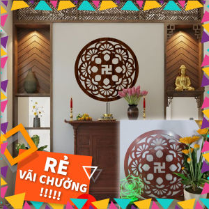 [Xưởng tuyển đại lý] Tấm ốp phong thủy cho bàn thờ_chữ Vạn