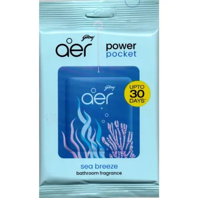 GODREJ AER POWER POCKET BATHROOM FRAGRANCE ( 6 sachets )