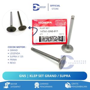 GN5 KLEP SET GRAND / LEGENDA / PRIMA / REVO / SUPRA X 125 / SUPRA X LAMA / SUPRA FIT / PAYUNG KLEP